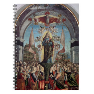 Caderno Espiral Glorificação de St Ursula e de seus companheiros