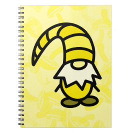 Caderno Espiral Gnomo Amarelo