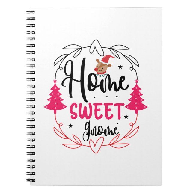Caderno Espiral Gnomo Doce do Casamento (Frente)
