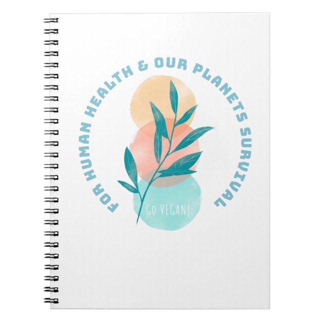 Caderno Espiral Go Vegan (Frente)