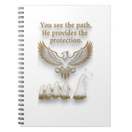 Caderno Espiral God protection