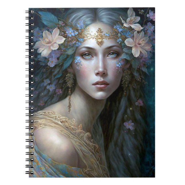 Caderno Espiral Goddess Fantasy Art (Frente)