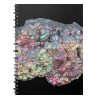 Caderno Espiral Goethite que mostra o Iridescence