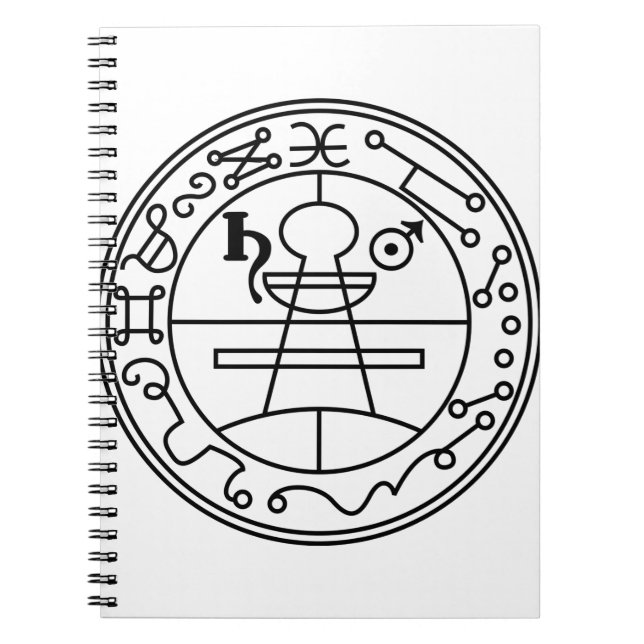 Caderno Espiral Goetia_selo_de_solomon (Frente)