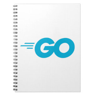 Caderno Espiral Golang Logo (Go Programming Language)