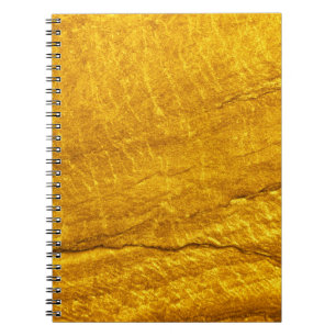Caderno Espiral Gold stone texture background. abstract, antique, 