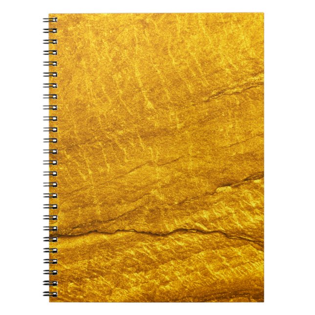 Caderno Espiral Gold stone texture background. abstract, antique,  (Frente)