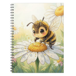 Caderno Espiral Golden Bumblebee in Bloom Dance