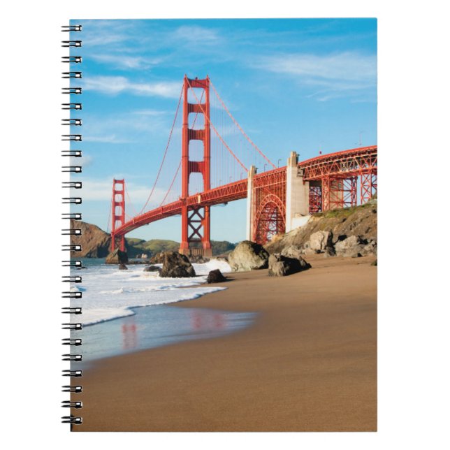 Caderno Espiral Golden gate bridge | San Francisco (Frente)