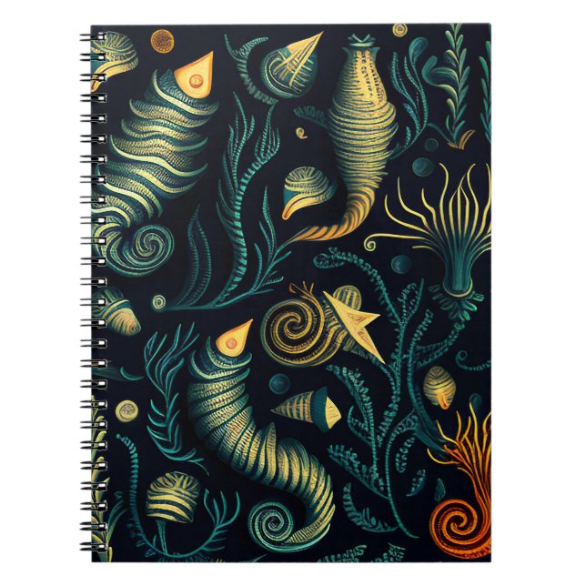 Caderno Espiral Golden Reefs (Frente)