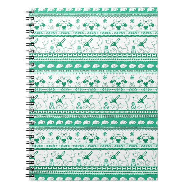 Caderno Espiral Golden Retriever Guide Dog Tale Plain Notebook (Frente)