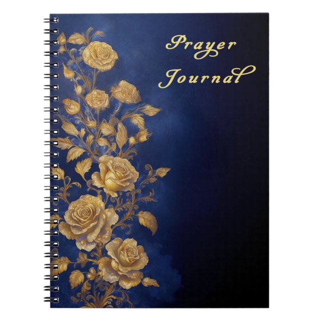 Caderno Espiral Golden Roses Prayer Journal (Frente)