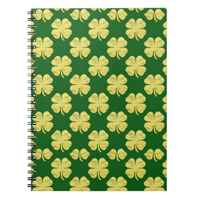 Caderno Espiral Golden Shamrocks (Frente)