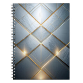 Caderno Espiral Goldene Geometrie Marmor Luxus Muster