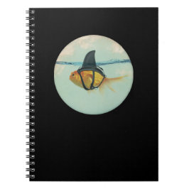 Caderno Espiral Goldfish with a Shark Fin