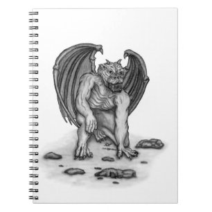 Caderno Espiral Golem Gargoyle