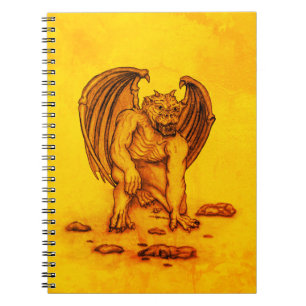 Caderno Espiral Golem Gargoyle