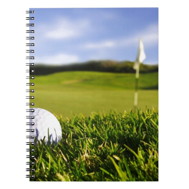 Caderno Espiral Golf Ball Course (Frente)