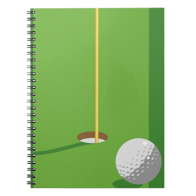 Caderno Espiral Golf Hole (Frente)