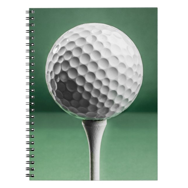 Caderno Espiral Golfball em Tee (Frente)