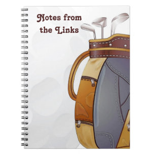 Caderno Espiral Golfe