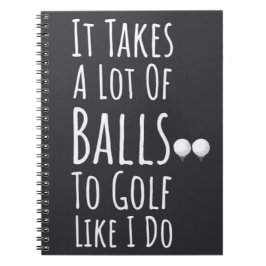 Caderno Espiral Golfe Engraçado Presente Para Ele Pai Namorado