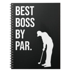 Caderno Espiral Golfe Oferece Presente Para Chefe Golfista Engraça
