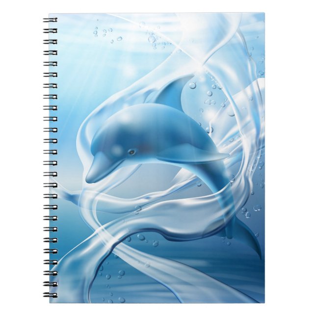 Caderno Espiral Golfinho (Frente)