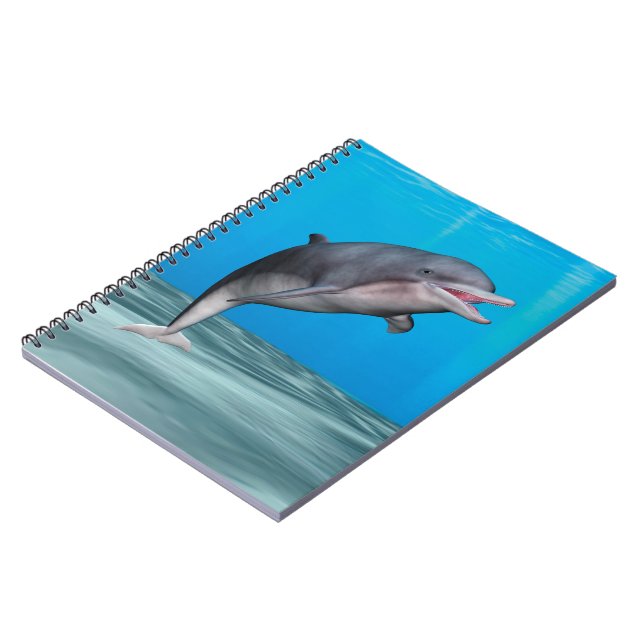 Caderno Espiral Golfinho Fofo (Left Side)