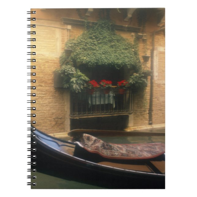 Caderno Espiral Gondola e Restaurant, Veneza, Veneto, Itália (Frente)