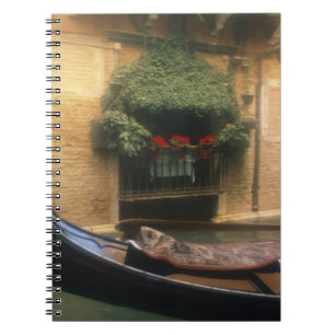 Caderno Espiral Gôndola e Restaurante, Veneza, Veneto, Itália