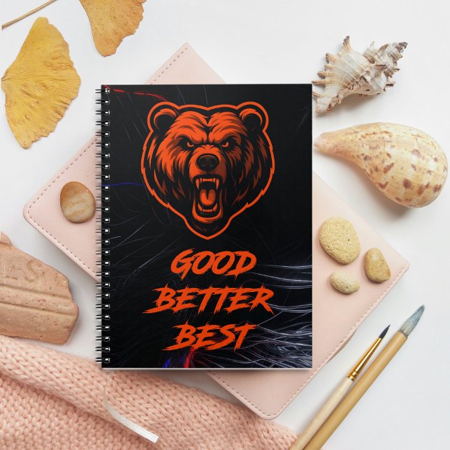 Caderno Espiral Good Better Best Never Let It Rest (Criador carregado)