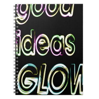 Caderno Espiral good ideas GLOW in the dark
