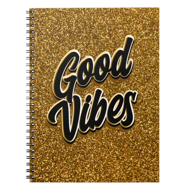Caderno Espiral Good Vibes (Frente)