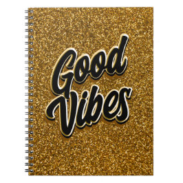 Caderno Espiral Good Vibes Spiral Notebook