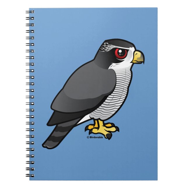 Caderno Espiral Goshawk do norte (Frente)