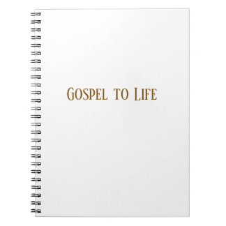 Caderno Espiral Gospel to Life Notebook