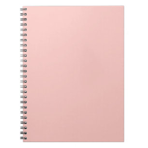 Caderno Espiral Gossamer Luminoso, Cor Sólida, Cor Rosa