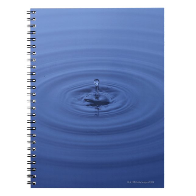 Caderno Espiral Gotas da água (Frente)