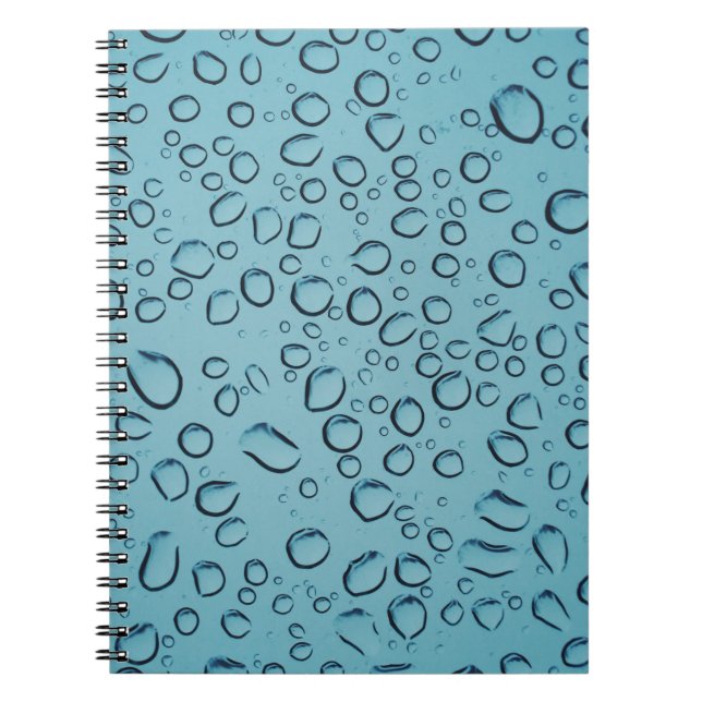 Caderno Espiral Gotas de água (Frente)