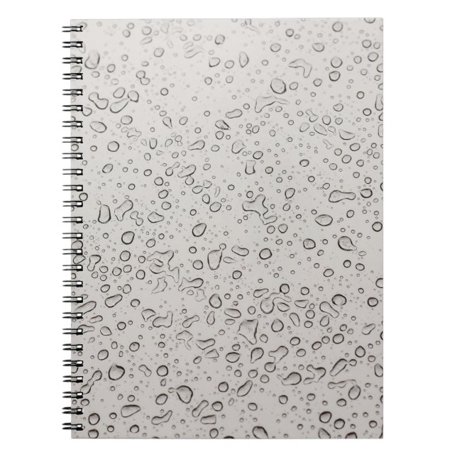 Caderno Espiral Gotas de água (Frente)