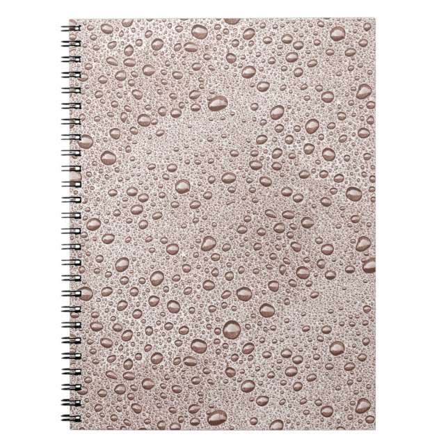 Caderno Espiral Gotas de água da Sepia (Frente)