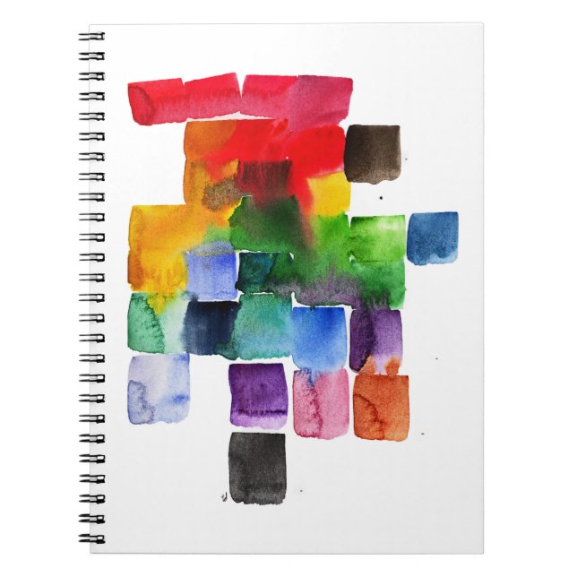 Caderno Espiral Goteje para baixo o efeito (Frente)