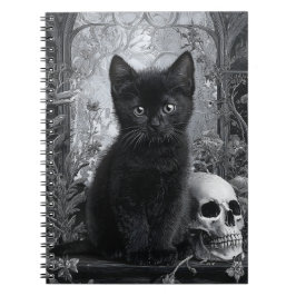 Caderno Espiral Gothic Kitten