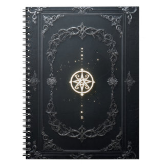 Caderno Espiral Gothic Magic Notebook, Dark Aesthetic Journal