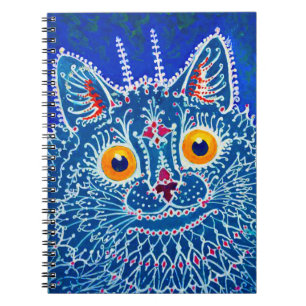 Caderno Espiral Gótico Azul