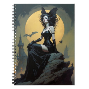 Caderno Espiral Gótico Bat Girl