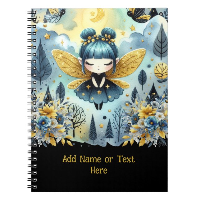 Caderno Espiral Gótico Kawaii Meninas Cute Personalizadas Gótica C (Frente)