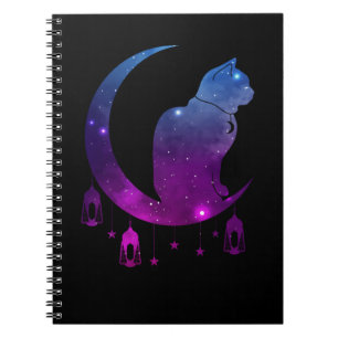 Caderno Espiral Gótico Místico De Pasto Místico Moon Crescente
