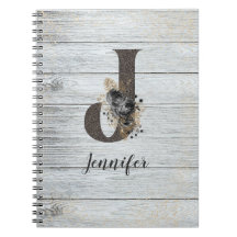 Gótico preto Elegante Monograma Moderno